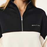 P.E NATION - Boundless Zip Neck - Whisper White
