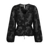 KIVARI - Blair Lace Top - Black