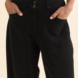 POL CLOTHING - Bronel Barrel Pant - Black