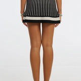 BÜBISH - Simone Knit Skirt - Black / White
