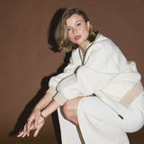 BÜBISH- Alanna Boucle Bomber- Oatmeal