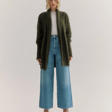 WORLD OF NOMADS - Sophia Cardigan - Moss