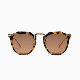 VALLEY EYEWEAR - Chateau Yellow Tort W/Gold Titanium Trim / Brown lens