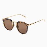 VALLEY EYEWEAR - Chateau Yellow Tort W/Gold Titanium Trim / Brown lens