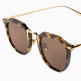 VALLEY EYEWEAR - Chateau Yellow Tort W/Gold Titanium Trim / Brown lens