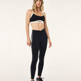 P.E NATION - Clarity F/L Legging - Black / Whisper White