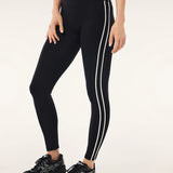 P.E NATION - Clarity F/L Legging - Black / Whisper White