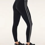 P.E NATION - Clarity F/L Legging - Black / Whisper White