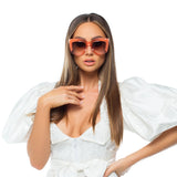 VALLEY EYEWEAR - Coltrane - Transparent Pink w. Blush Corners / Brown Gradient Lens