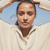 ARCAA - Margo Button Up Sweater - Sand