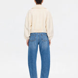 KIVARI - Cass Cropped Jacket - Ivory