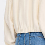 KIVARI - Cass Cropped Jacket - Ivory