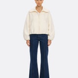 KIVARI - Cass Cropped Jacket - Ivory
