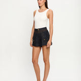 KIVARI - Celene Denim Short - Raw Indigo