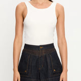 KIVARI - Celene Denim Short - Raw Indigo