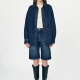 ROWIE - Clancy Oversized Jacket - Classic Indigo