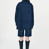 ROWIE - Clancy Oversized Jacket - Classic Indigo