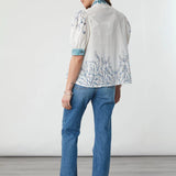 SEVENTY + MOCHI - Poppy Top - Indigo Coral