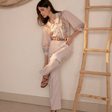SEVENTY + MOCHI - Zena Top - Indigo Coral