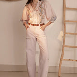 SEVENTY + MOCHI - Zena Top - Indigo Coral