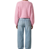 AMERICAN DREAMS - Cornelia Cropped Cardigan - Soft Berry