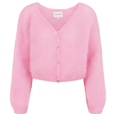 AMERICAN DREAMS - Cornelia Cropped Cardigan - Soft Berry