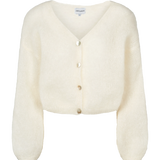 AMERICAN DREAMS - Cornelia Cropped Cardigan - White