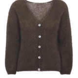 AMERICAN DREAMS - Cornelia L.S Cardigan - Cocoa