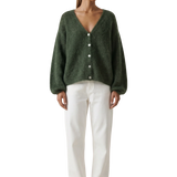 AMERICAN DREAMS - Cornelia L.S Cardigan - Seaweed Green