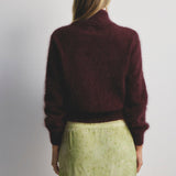 WORLD OF NOMADS - Felix Zip Cardigan - Aubergine