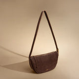 SANCIA - The Osimo Bag - Cocoa Suede