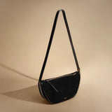 SANCIA - The Osimo Bag - Black Suede