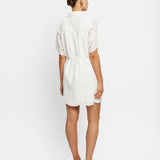 KIVARI - Danielle Mini Shirt Dress - Ivory