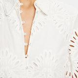 KIVARI - Danielle Mini Shirt Dress - Ivory