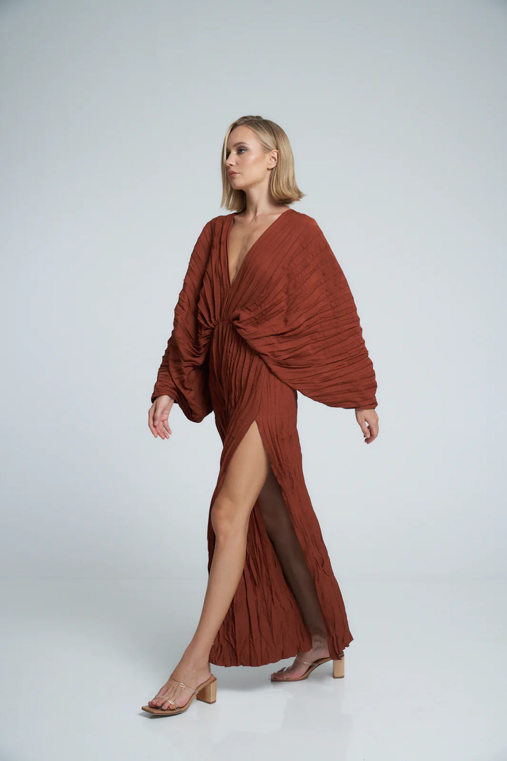 LIDEE - De Luxe Gown - Terracotta