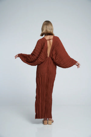 LIDEE - De Luxe Gown - Terracotta