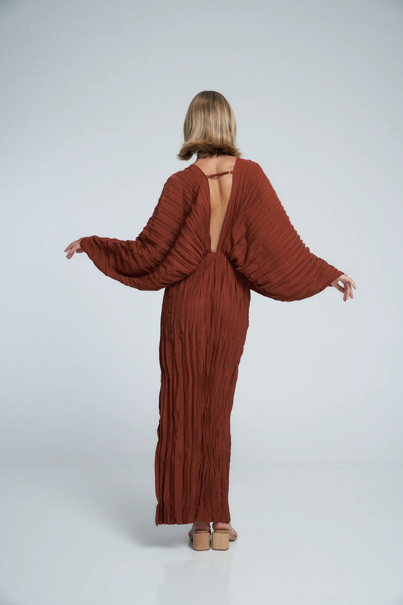 LIDEE - De Luxe Gown - Terracotta