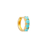 FAIRLEY - Turquoise Midi Hoops