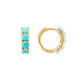 FAIRLEY - Turquoise Midi Hoops