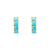 FAIRLEY - Turquoise Midi Hoops