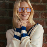 ARAMINTA JAMES - A.J V-Neck Knit Sweater - Coconut
