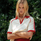 ARAMINTA JAMES - Rhodes Terry Shirt - Coconut