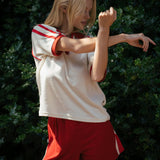 ARAMINTA JAMES - Rhodes Terry Shirt - Coconut