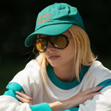 ARAMINTA JAMES - Bisous Cap - Ocean Green