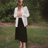 DOMINIQUE HEALY - Maeve Shirt - Cream Pure Silk