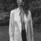 DOMINIQUE HEALY - Maeve Shirt - Cream Pure Silk