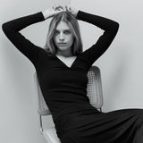 DOMINIQUE HEALY - Jillian Longsleeve - Chocolate