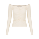 DOMINIQUE HEALY - Luella Longsleeve  - Vanilla Rib