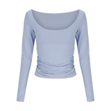 DOMINIQUE HEALY - Lila Tee - Powder Blue