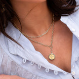 MURKANI - Halcyon Drop Necklace - 18kt Gold Plated